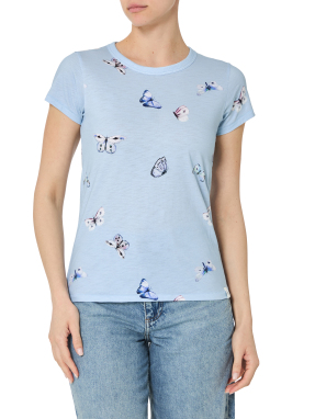 ΓΥΝΑΙΚΕΙΟ T-SHIRT | Γαλάζιο S