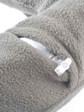 ΜΑΞΙΛΑΡΙ ΑΥΧΕΝΑ FLEECE | Γκρι