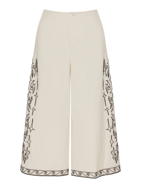 ΓΥΝΑΙΚΕΙΟ CROPPED ΠΑΝΤΕΛΟΝΙ | Εκρού EU 42