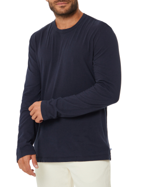 ΑΝΔΡΙΚΗ ΜΑΚΡΥΜΑΝΙΚΗ ΜΠΛΟΥΖΑ | Μπλε Σκούρο XL