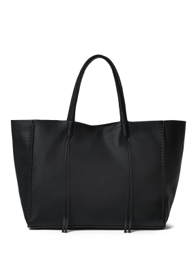 ΓΥΝΑΙΚΕΙΑ ΔΕΡΜΑΤΙΝΗ ΤΣΑΝΤΑ TOTE | Μαύρο