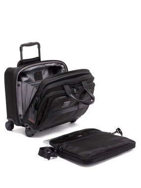 ΧΑΡΤΟΦΥΛΑΚΑΣ ALPHA 3 DELUXE 4 WHEELED | Μαύρο