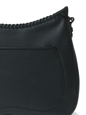 ΓΥΝΑΙΚΕΙΑ ΔΕΡΜΑΤΙΝΗ ΤΣΑΝΤΑ ΧΙΑΣΤΙ SADDLE | Μαύρο