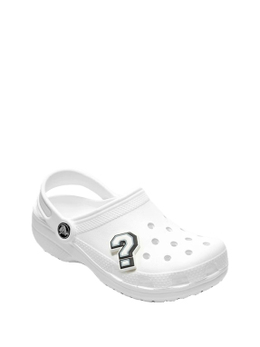 JIBBITZ™ CHARMS QUESTION MARK | Ασπρόμαυρο UNIQUE ONE SIZE