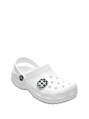 JIBBITZ™ CHARMS HASHTAG | Ασπρόμαυρο UNIQUE ONE SIZE