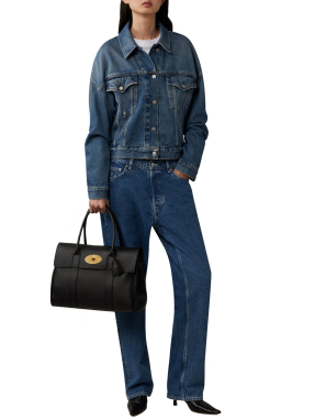 ΓΥΝΑΙΚΕΙΑ ΔΕΡΜΑΤΙΝΗ ΤΣΑΝΤΑ ΧΕΙΡΟΣ BAYSWATER SMALL CLASSIC | Μαύρο