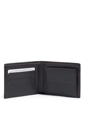 ΠΟΡΤΟΦΟΛΙ ΜΕ ΘΗΚΗ ΚΕΡΜΑΤΩΝ NASSAU FLIP ΔΕΡΜΑΤΙΝΟ | Μαύρο