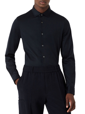 ΑΝΔΡΙΚΟ ΠΟΥΚΑΜΙΣΟ | Μπλε Σκούρο S