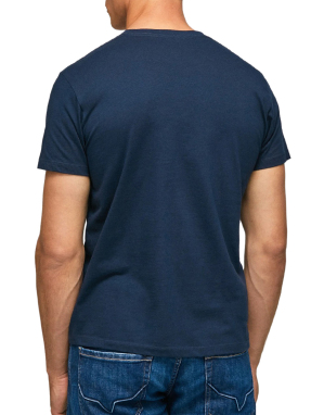 ΑΝΔΡΙΚΟ T-SHIRT ΜΕ ΛΟΓΟΤΥΠΟ | Μπλε L