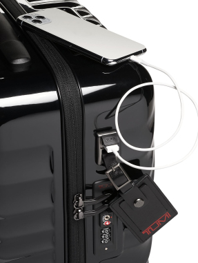 ΧΑΡΤΟΦΥΛΑΚΑΣ 19 DEGREE SMALL COMPACT 4 WHEELED | Μαύρο