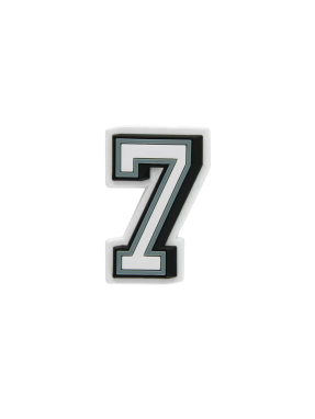 JIBBITZ™ CHARMS B&W NUMBER 7 | Ασπρόμαυρο UNIQUE ONE SIZE