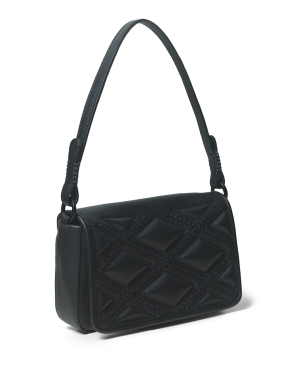 ΓΥΝΑΙΚΕΙΑ ΔΕΡΜΑΤΙΝΗ ΤΣΑΝΤΑ ΩΜΟΥ CROSS MINI BAGUETTE | Μαύρο