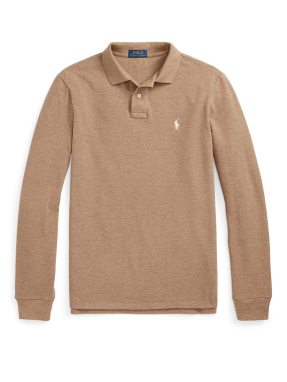 ΑΝΔΡΙΚH ΜΑΚΡΥΜΑΝΙΚΗ POLO ΜΠΛΟΥΖΑ | Καφέ XL