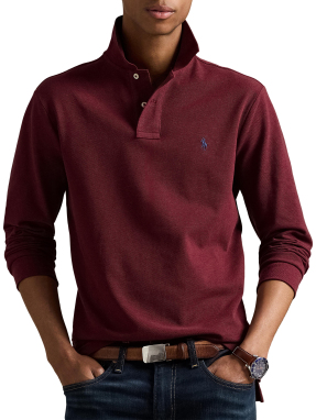 ΑΝΔΡΙΚH ΜΑΚΡΥΜΑΝΙΚΗ POLO ΜΠΛΟΥΖΑ | Μπορντό M