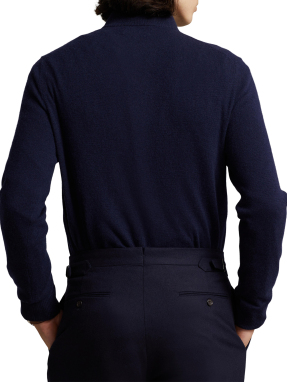 ΑΝΔΡΙΚΟ ΜΑΛΛΙΝΟ ΠΟΥΛΟΒΕΡ HALF-ZIP | Μαύρο XXL