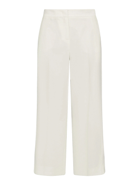 ΓΥΝΑΙΚΕΙΟ CROPPED ΠΑΝΤΕΛΟΝΙ WIDE-LEG | Λευκό IT 38