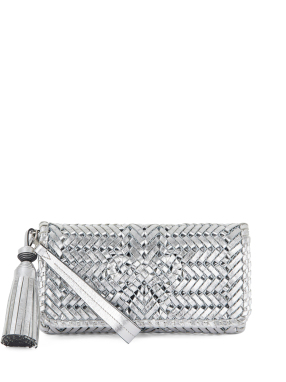 ΓΥΝΑΙΚΕΙΟ CLUTCH THE NEESON TASSEL | Ασημί