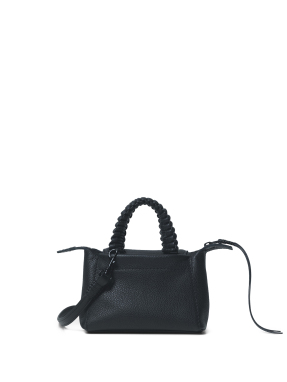 ΓΥΝΑΙΚΕΙΑ ΔΕΡΜΑΤΙΝΗ ΤΣΑΝΤΑ MINI TOP HANDLE | Μαύρο