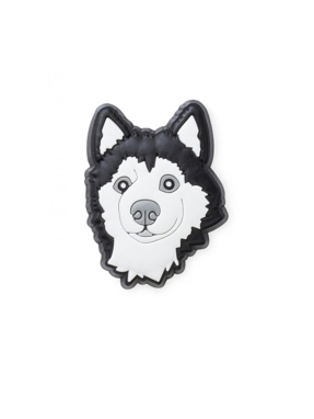 JIBBITZ™ CHARMS HUSKY DOG | Ασπρόμαυρο UNIQUE ONE SIZE
