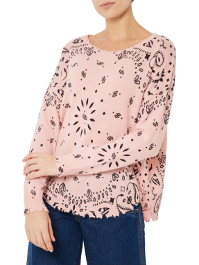 ΓΥΝΑΙΚΕΙΟ ΠΟΥΛΟΒΕΡ MELA BANDANA | Ροζ Ανοιχτό M/L