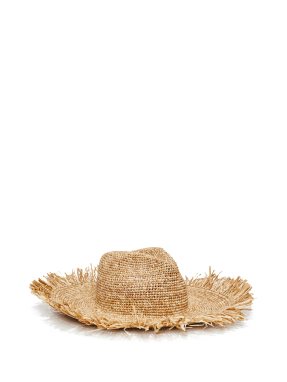 ΓΥΝΑΙΚΕΙΟ RAFFIA ΚΑΠΕΛΟ IBIZA | Μπεζ ONE SIZE