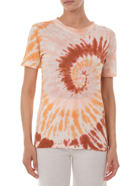 ΓΥΝΑΙΚΕΙΟ T-SHIRT TIE & DYE | Μπεζ L