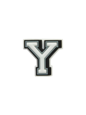 JIBBITZ™ CHARMS LETTER Y | Ασπρόμαυρο UNIQUE ONE SIZE