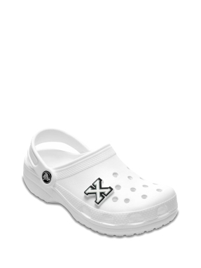 JIBBITZ™ CHARMS LETTER X | Ασπρόμαυρο UNIQUE ONE SIZE