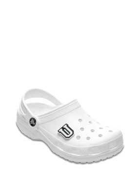 JIBBITZ™ CHARMS LETTER U | Ασπρόμαυρο UNIQUE ONE SIZE