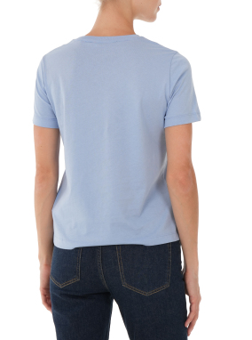 ΓΥΝΑΙΚΕΙΟ T-SHIRT | Γαλάζιο G0454 XL