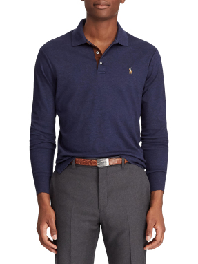 ΑΝΔΡΙΚΗ ΜΑΚΡΥΜΑΝΙΚΗ POLO ΜΠΛΟΥΖΑ | Μπλε M