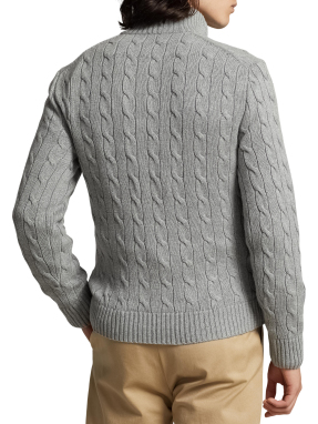 ΑΝΔΡΙΚΟ HALF-ZIP ΠΟΥΛΟΒΕΡ | Γκρι XXL