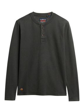 ΑΝΔΡΙΚΗ ΜΑΚΡΥΜΑΝΙΚΗ ΜΠΛΟΥΖΑ WAFFLE | Γκρι Σκούρο ΧL