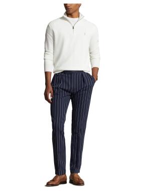 ΑΝΔΡΙΚΟ ΠΟΥΛΟΒΕΡ HALF-ZIP | Λευκό XXL