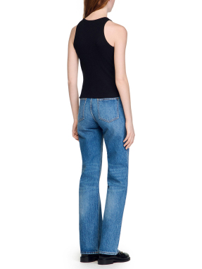 ΓΥΝΑΙΚΕΙΟ ΑΜΑΝΙΚΟ ΤΟΠ | Μαύρο XS