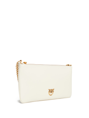 ΓΥΝΑΙΚΕΙΑ ΔΕΡΜΑΤΙΝΗ ΤΣΑΝΤΑ ΧΙΑΣΤΙ HORIZONTAL FLAT | Λευκό