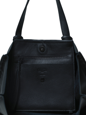 ΓΥΝΑΙΚΕΙΑ ΔΕΡΜΑΤΙΝΗ ΤΣΑΝΤΑ ARA MEDIUM TOTE | Μαύρο