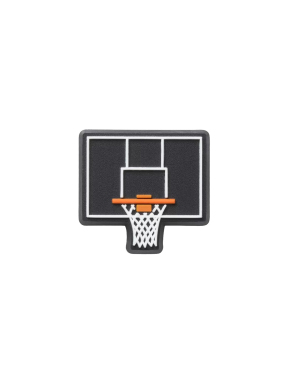 JIBBITZ™ CHARMS BLACK BASKETBALL BACKBOARD | Μαύρο UNIQUE ONE SIZE
