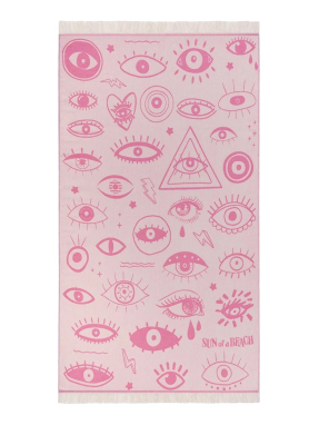 ΒΑΜΒΑΚΕΡΗ ΠΕΤΣΕΤΑ ΘΑΛΑΣΣΗΣ | Ροζ ONE SIZE