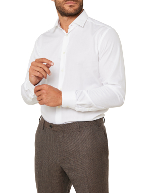 ΑΝΔΡΙΚΟ ΠΟΥΚΑΜΙΣΟ | Λευκό EU 45