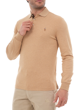 ΑΝΔΡΙΚΗ ΜΑΚΡΥΜΑΝΙΚΗ POLO ΜΠΛΟΥΖΑ | Καφέ M