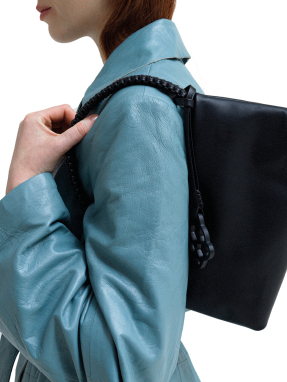 ΓΥΝΑΙΚΕΙΑ ΔΕΡΜΑΤΙΝΗ ΤΣΑΝΤΑ NEPHELE | Μαύρο