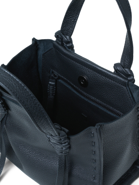 ΓΥΝΑΙΚΕΙΑ ΔΕΡΜΑΤΙΝΗ ΤΣΑΝΤΑ TOTE ARIA MINI | Μαύρο