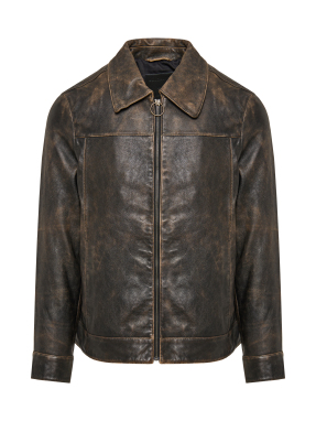 ΑΝΔΡΙΚΟ ΔΕΡΜΑΤΙΝΟ ΜΠΟΥΦΑΝ | Καφέ M