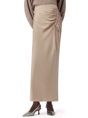 ΜΑΞΙ ΦΟΥΣΤΑ ΜΕ ΡΥΘΜΙΖΟΜΕΝΟ ΚΟΡΔΟΝΙ ALEXIA | Μπεζ UK 8