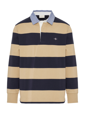 ΑΝΔΡΙΚΗ ΜΑΚΡΥΜΑΝΙΚΗ POLO ΜΠΛΟΥΖΑ | Μπεζ XXL