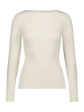 ΓΥΝΑΙΚΕΙΑ ΜΠΛΟΥΖΑ LONG SLEEVE BOAT NECK | Λευκό S