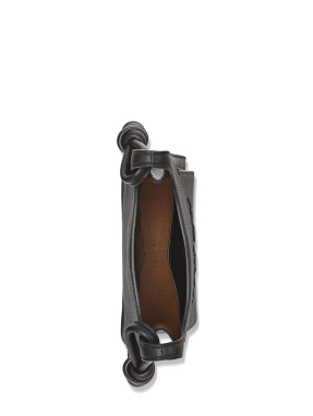 ΓΥΝΑΙΚΕΙΑ ΔΕΡΜΑΤΙΝΗ ΤΣΑΝΤΑ ΧΙΑΣΤΙ HIMMEL HOBO MINI | Μαύρο