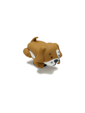 JIBBITZ™ CHARMS 3D DOG WITH PAWS | Καφέ UNIQUE ONE SIZE