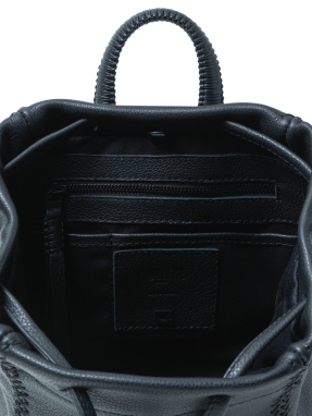 ΓΥΝΑΙΚΕΙΟ ΔΕΡΜΑΤΙΝΟ ΣΑΚΙΔΙΟ ΠΛΑΤΗΣ MINI | Μαύρο